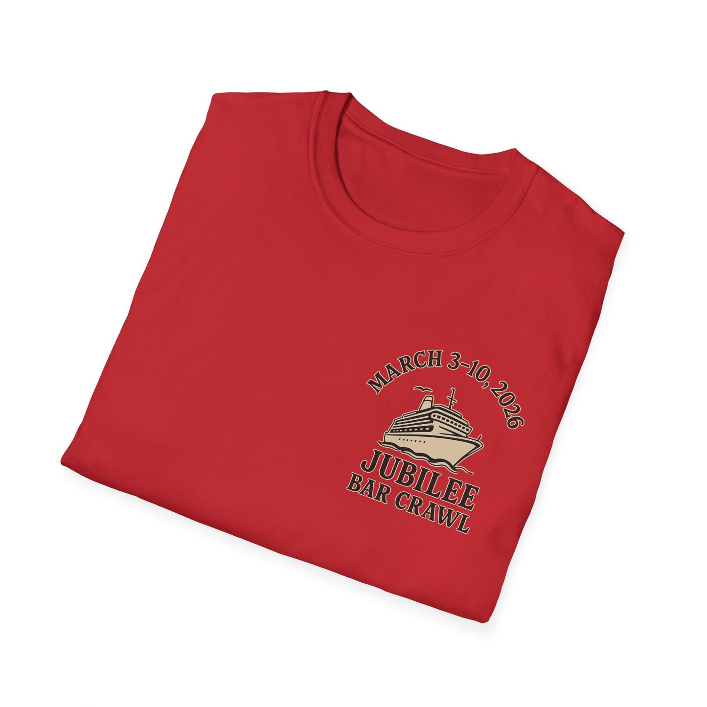 Cruise Ship Bar Crawl T-Shirt, Fun Party Tee, Gifts for Travelers, Vacation Apparel, Cruise-Themed Clothing, March Jubilee 2023