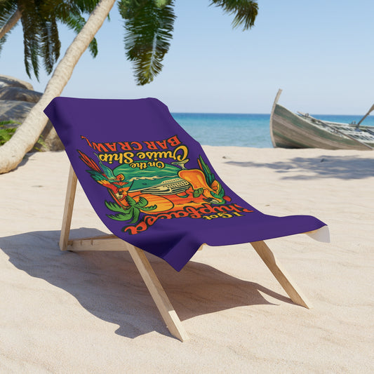 Beach Towel - Shipfaced Design for Beach Lovers and Partygoers
