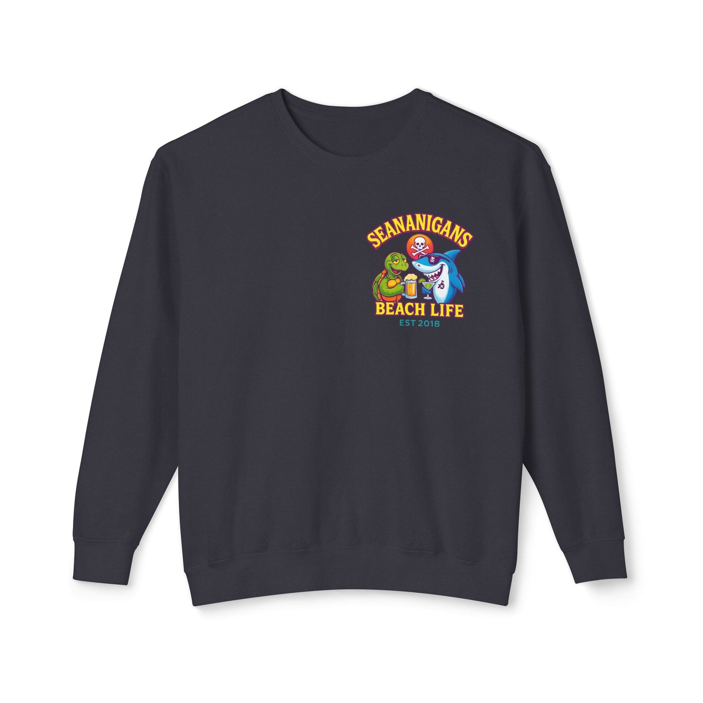 Cozy Unisex Crewneck Sweatshirt for Beach Vibes, Ideal Gift for Ocean Lovers, Fun Travel Attire, Summer Parties