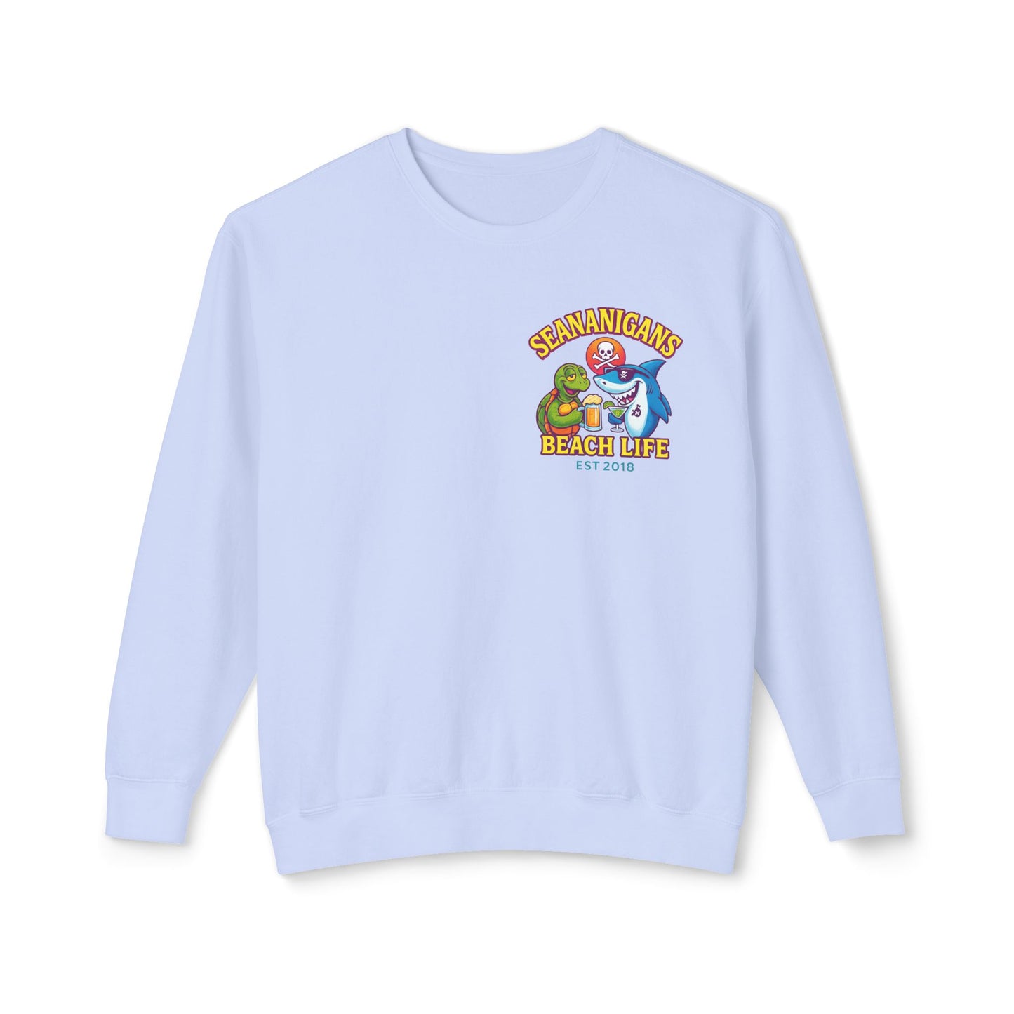 Cozy Unisex Crewneck Sweatshirt for Beach Vibes, Ideal Gift for Ocean Lovers, Fun Travel Attire, Summer Parties