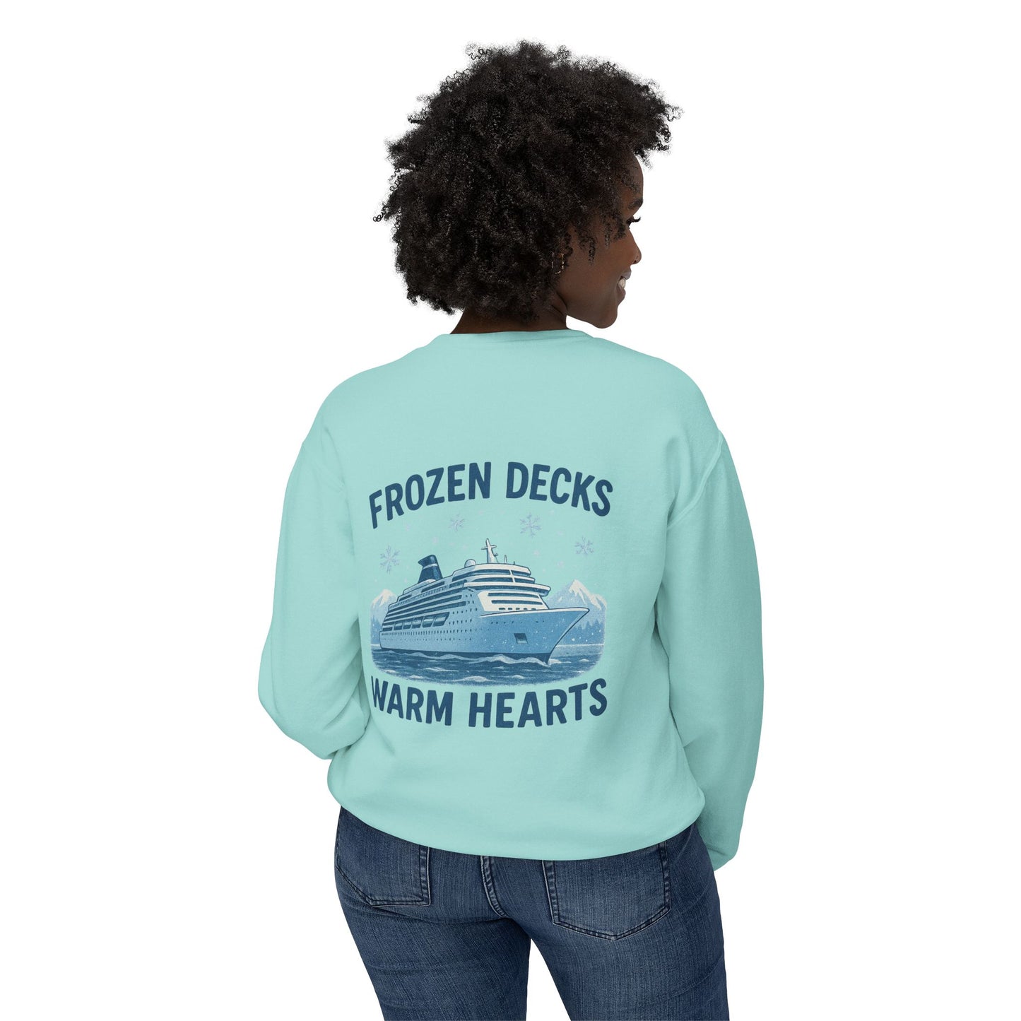Cozy Unisex Crewneck Sweatshirt for Beach Vibes, Ideal Gift for Ocean Lovers, Fun Travel Attire, Summer Parties