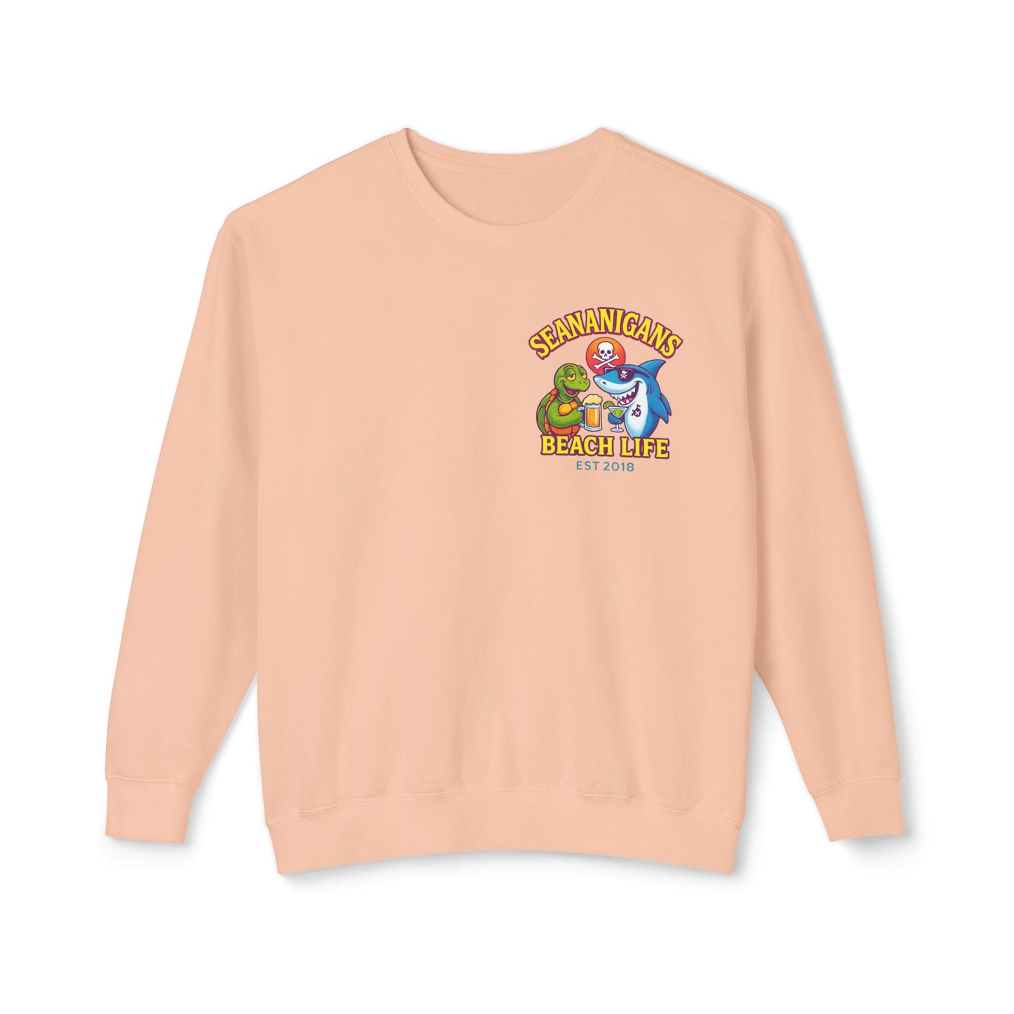 Cozy Unisex Crewneck Sweatshirt for Beach Vibes, Ideal Gift for Ocean Lovers, Fun Travel Attire, Summer Parties