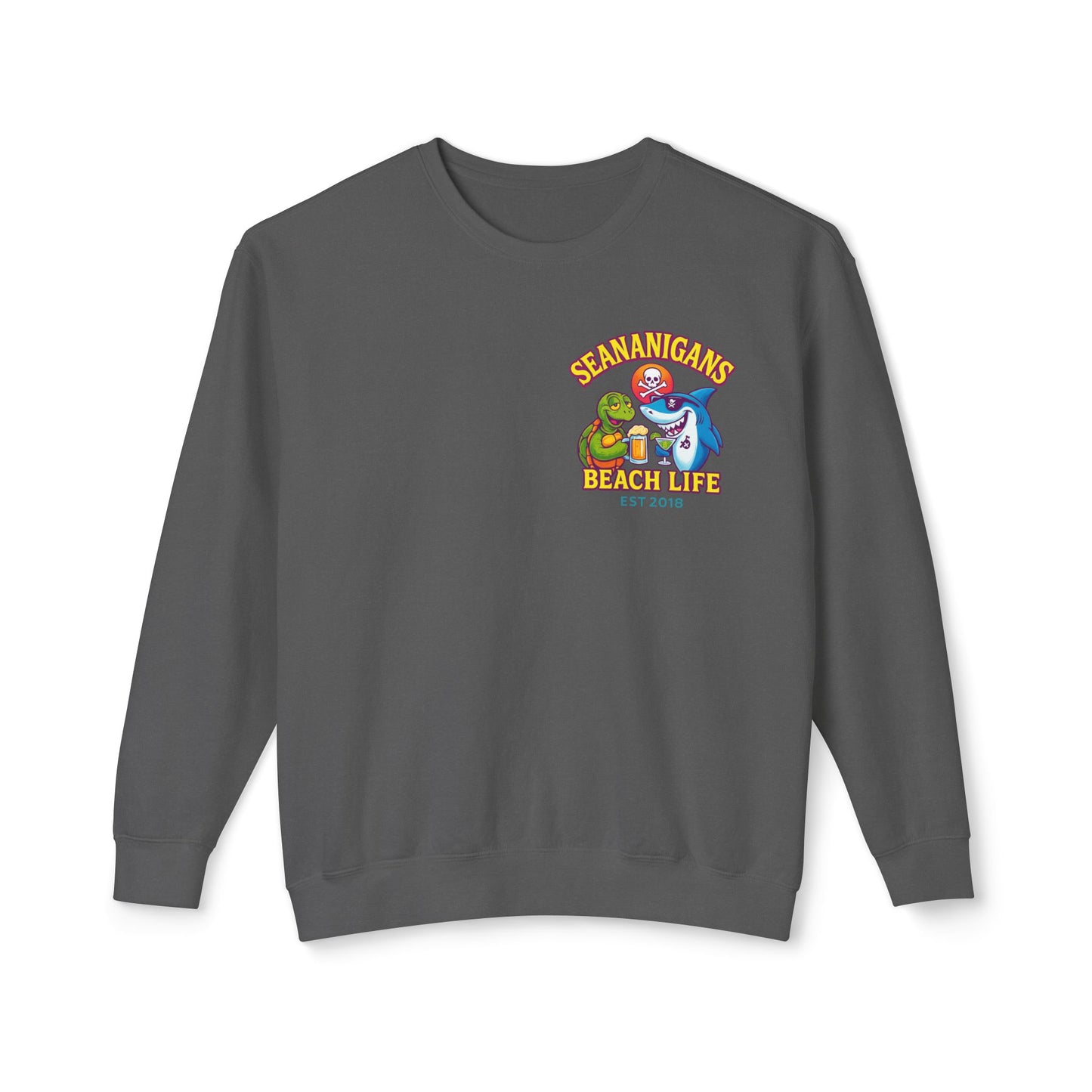 Cozy Unisex Crewneck Sweatshirt for Beach Vibes, Ideal Gift for Ocean Lovers, Fun Travel Attire, Summer Parties