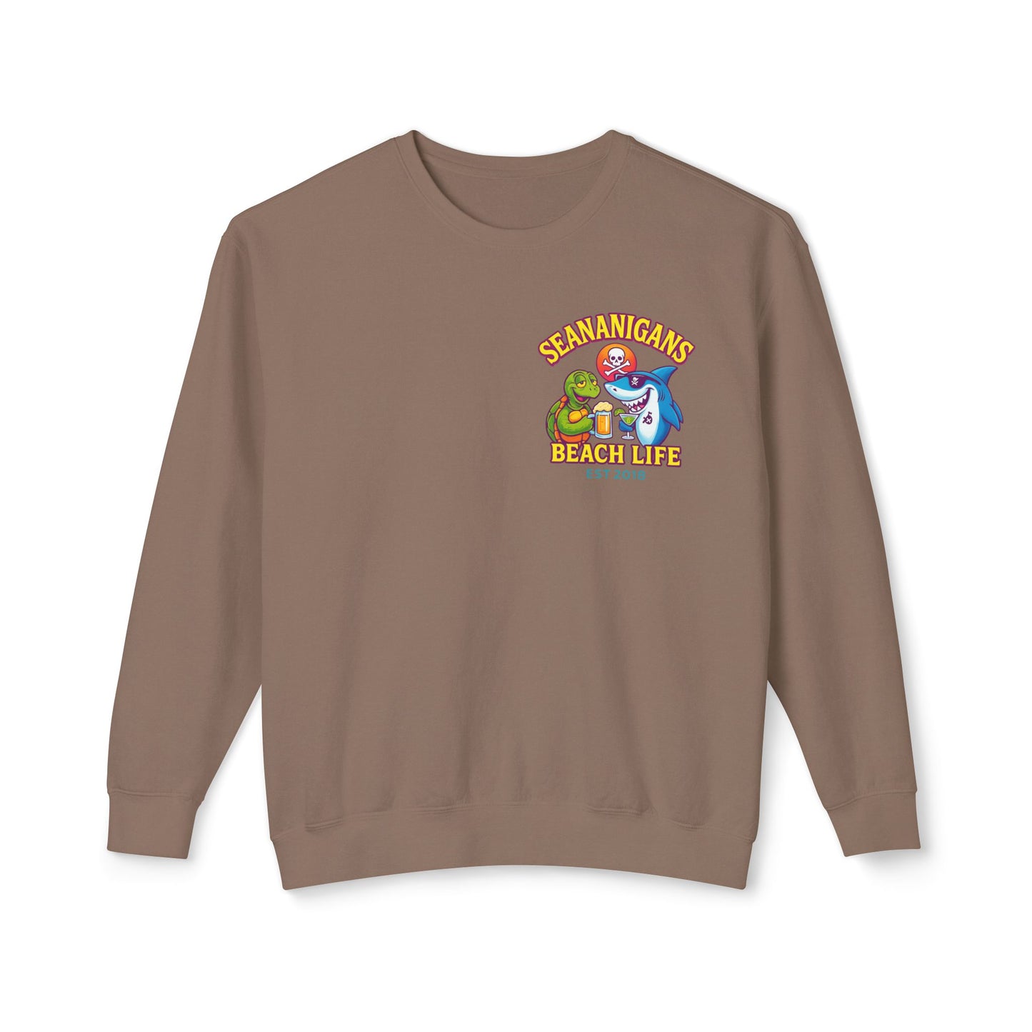 Cozy Unisex Crewneck Sweatshirt for Beach Vibes, Ideal Gift for Ocean Lovers, Fun Travel Attire, Summer Parties