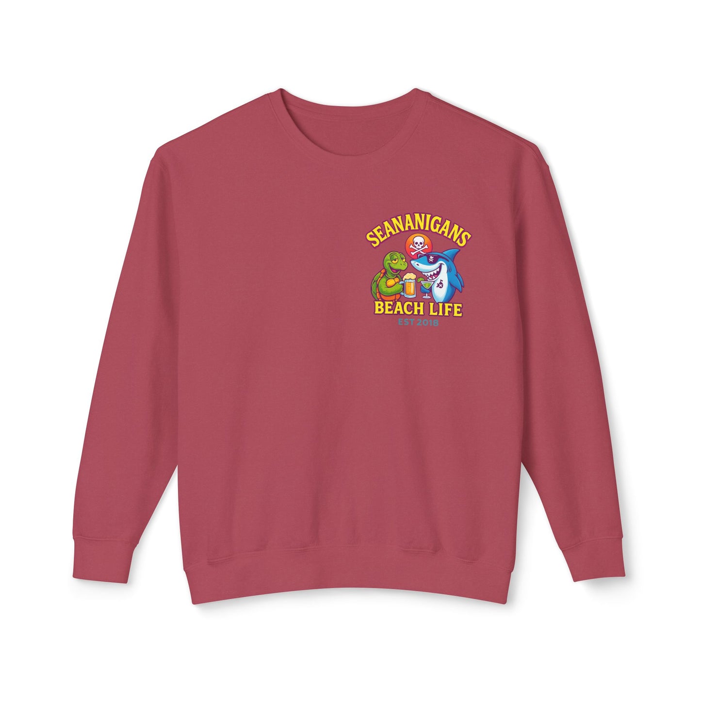 Cozy Unisex Crewneck Sweatshirt for Beach Vibes, Ideal Gift for Ocean Lovers, Fun Travel Attire, Summer Parties