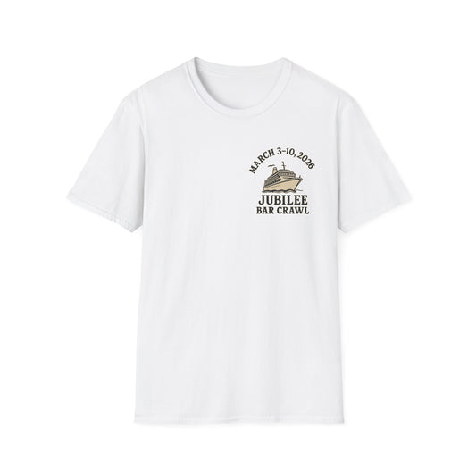 Cruise Ship Bar Crawl T-Shirt, Fun Party Tee, Gifts for Travelers, Vacation Apparel, Cruise-Themed Clothing, March Jubilee 2023