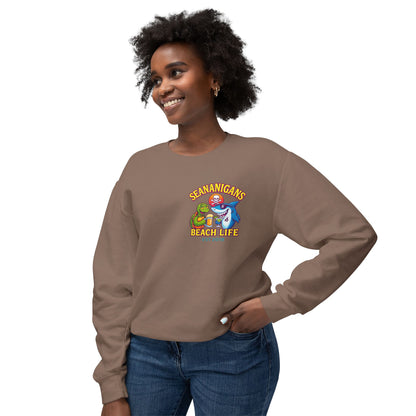 Cozy Unisex Crewneck Sweatshirt for Beach Vibes, Ideal Gift for Ocean Lovers, Fun Travel Attire, Summer Parties