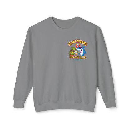 Cozy Unisex Crewneck Sweatshirt for Beach Vibes, Ideal Gift for Ocean Lovers, Fun Travel Attire, Summer Parties