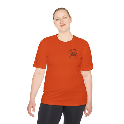 Unisex Moisture Wicking Tee - "Let's Get Dirty and Go Topless!" Adventure Shirt