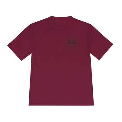 Unisex Moisture Wicking Tee - "Let's Get Dirty and Go Topless!" Adventure Shirt