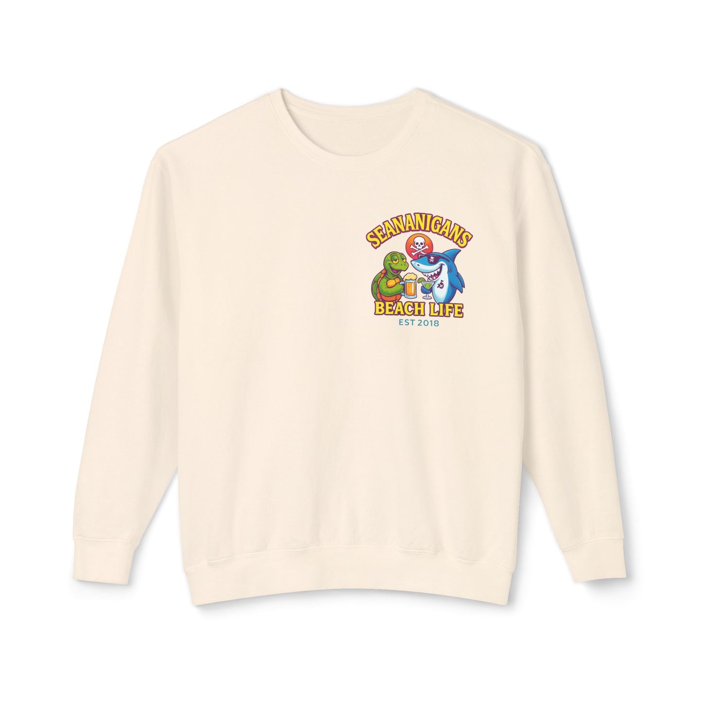 Cozy Unisex Crewneck Sweatshirt for Beach Vibes, Ideal Gift for Ocean Lovers, Fun Travel Attire, Summer Parties