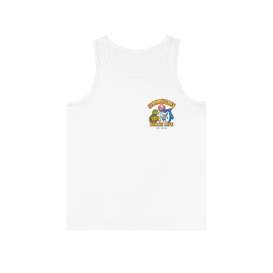 Beach Life Shenanigans Tank Top | Unisex Summer Apparel, Vacation Gear, Funny Beach Wear, Gift for Beach Lovers, Tank Top for Parties