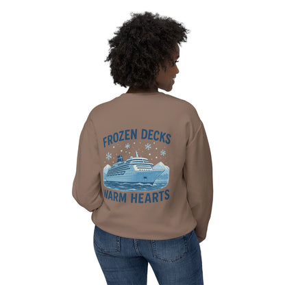 Cozy Unisex Crewneck Sweatshirt for Beach Vibes, Ideal Gift for Ocean Lovers, Fun Travel Attire, Summer Parties