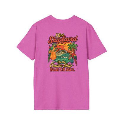 Tropical Cruise Party T-Shirt - 'I Got Shipfaced' Design