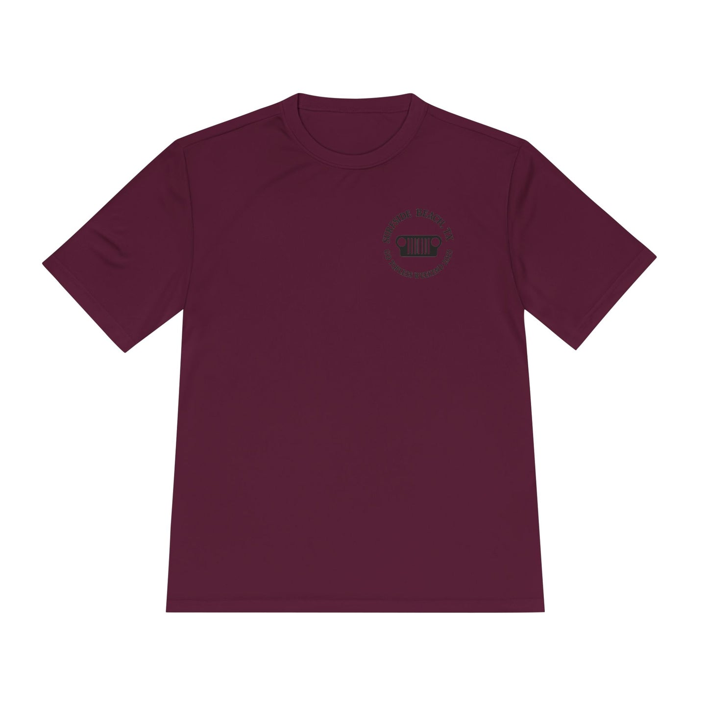 Unisex Moisture Wicking Tee - "Let's Get Dirty and Go Topless!" Adventure Shirt