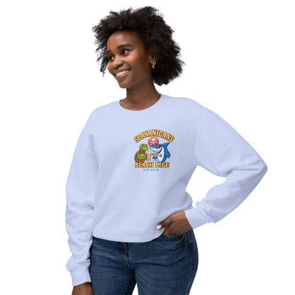 Cozy Unisex Crewneck Sweatshirt for Beach Vibes, Ideal Gift for Ocean Lovers, Fun Travel Attire, Summer Parties