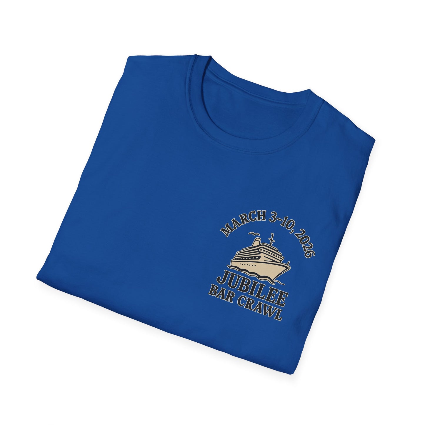 Cruise Ship Bar Crawl T-Shirt, Fun Party Tee, Gifts for Travelers, Vacation Apparel, Cruise-Themed Clothing, March Jubilee 2023