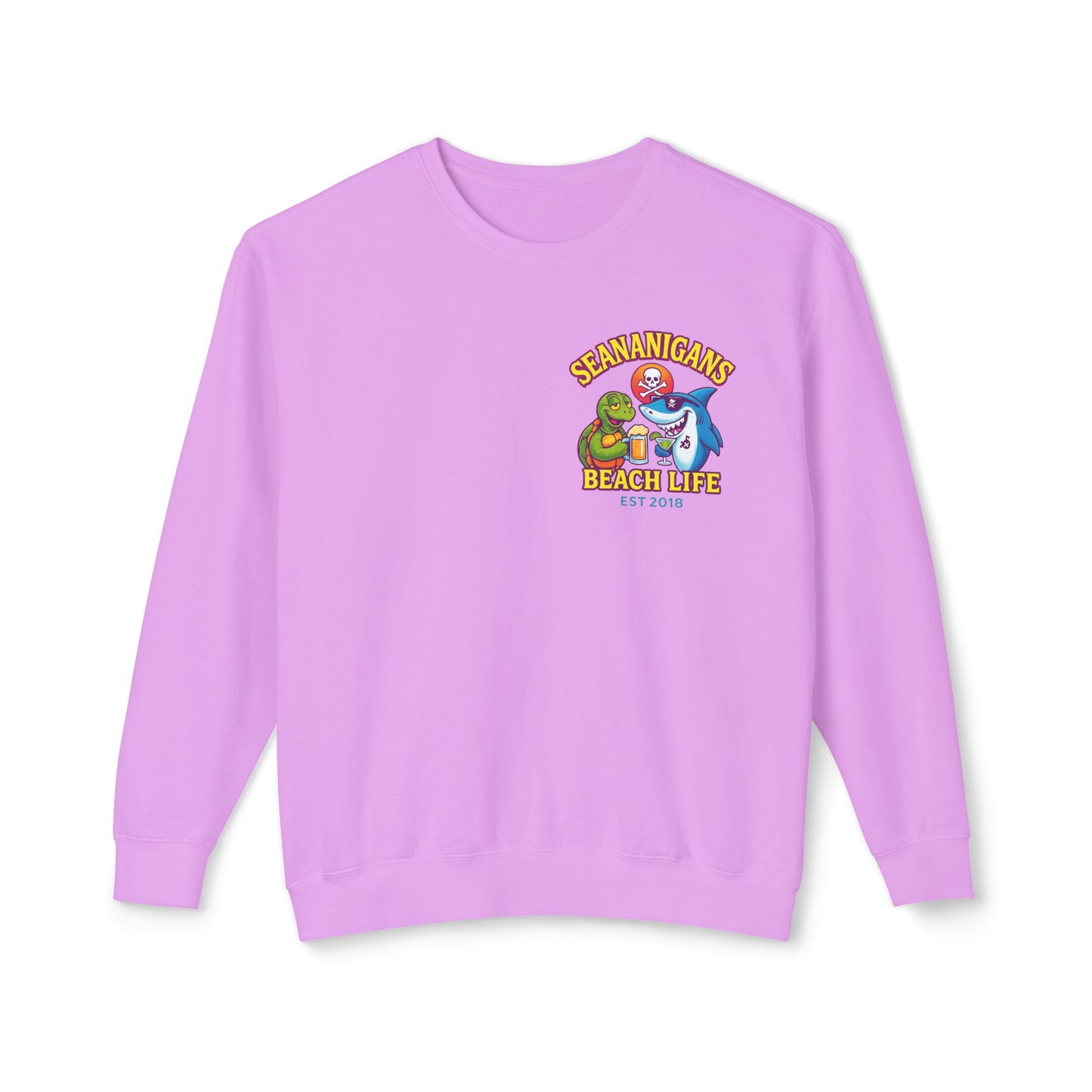 Cozy Unisex Crewneck Sweatshirt for Beach Vibes, Ideal Gift for Ocean Lovers, Fun Travel Attire, Summer Parties
