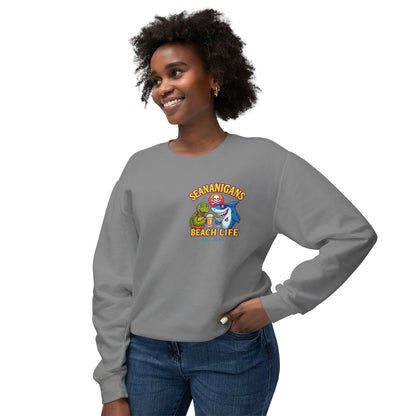 Cozy Unisex Crewneck Sweatshirt for Beach Vibes, Ideal Gift for Ocean Lovers, Fun Travel Attire, Summer Parties
