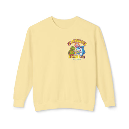 Cozy Unisex Crewneck Sweatshirt for Beach Vibes, Ideal Gift for Ocean Lovers, Fun Travel Attire, Summer Parties