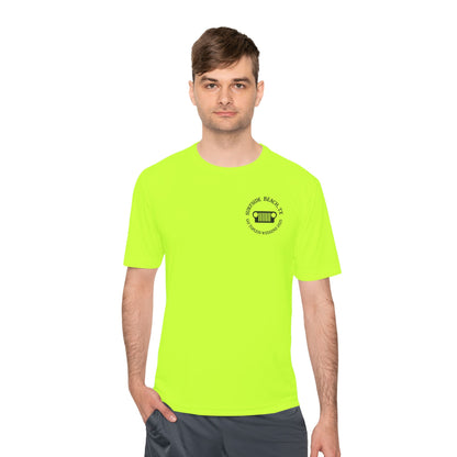Unisex Moisture Wicking Tee - "Let's Get Dirty and Go Topless!" Adventure Shirt