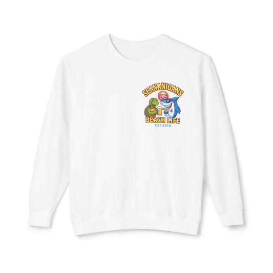 Cozy Unisex Crewneck Sweatshirt for Beach Vibes, Ideal Gift for Ocean Lovers, Fun Travel Attire, Summer Parties