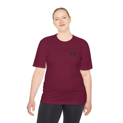 Unisex Moisture Wicking Tee - "Let's Get Dirty and Go Topless!" Adventure Shirt