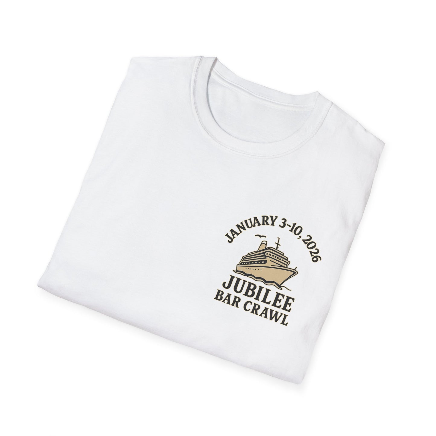 Cruise Ship Bar Crawl T-Shirt, Fun Party Tee, Gifts for Travelers, Vacation Apparel, Cruise-Themed Clothing, March Jubilee 2023