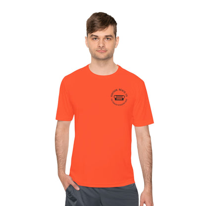 Unisex Moisture Wicking Tee - "Let's Get Dirty and Go Topless!" Adventure Shirt
