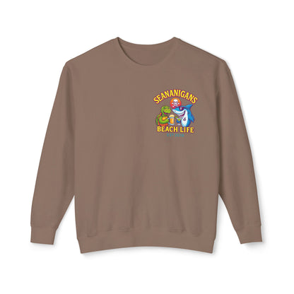 Cozy Unisex Crewneck Sweatshirt for Beach Vibes, Ideal Gift for Ocean Lovers, Fun Travel Attire, Summer Parties