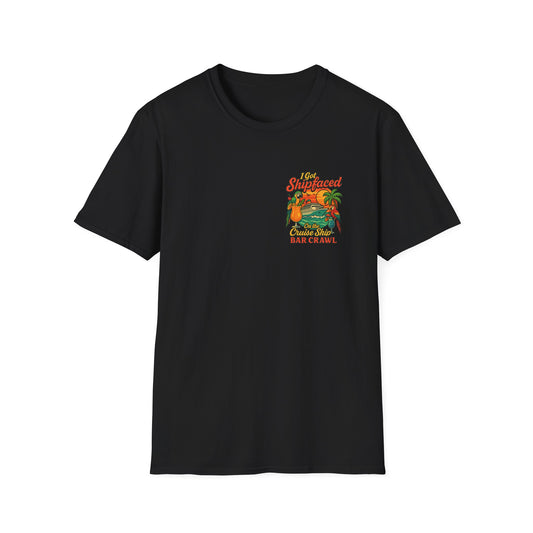 Tropical Cruise Party T-Shirt - 'I Got Shipfaced' Design