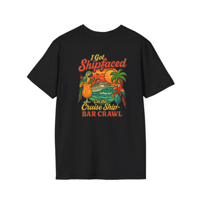 Tropical Cruise Party T-Shirt - 'I Got Shipfaced' Design