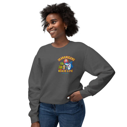 Cozy Unisex Crewneck Sweatshirt for Beach Vibes, Ideal Gift for Ocean Lovers, Fun Travel Attire, Summer Parties