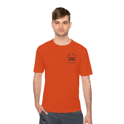 Unisex Moisture Wicking Tee - "Let's Get Dirty and Go Topless!" Adventure Shirt