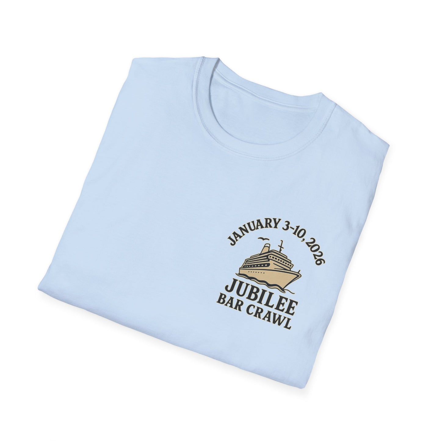Cruise Ship Bar Crawl T-Shirt, Fun Party Tee, Gifts for Travelers, Vacation Apparel, Cruise-Themed Clothing, March Jubilee 2023